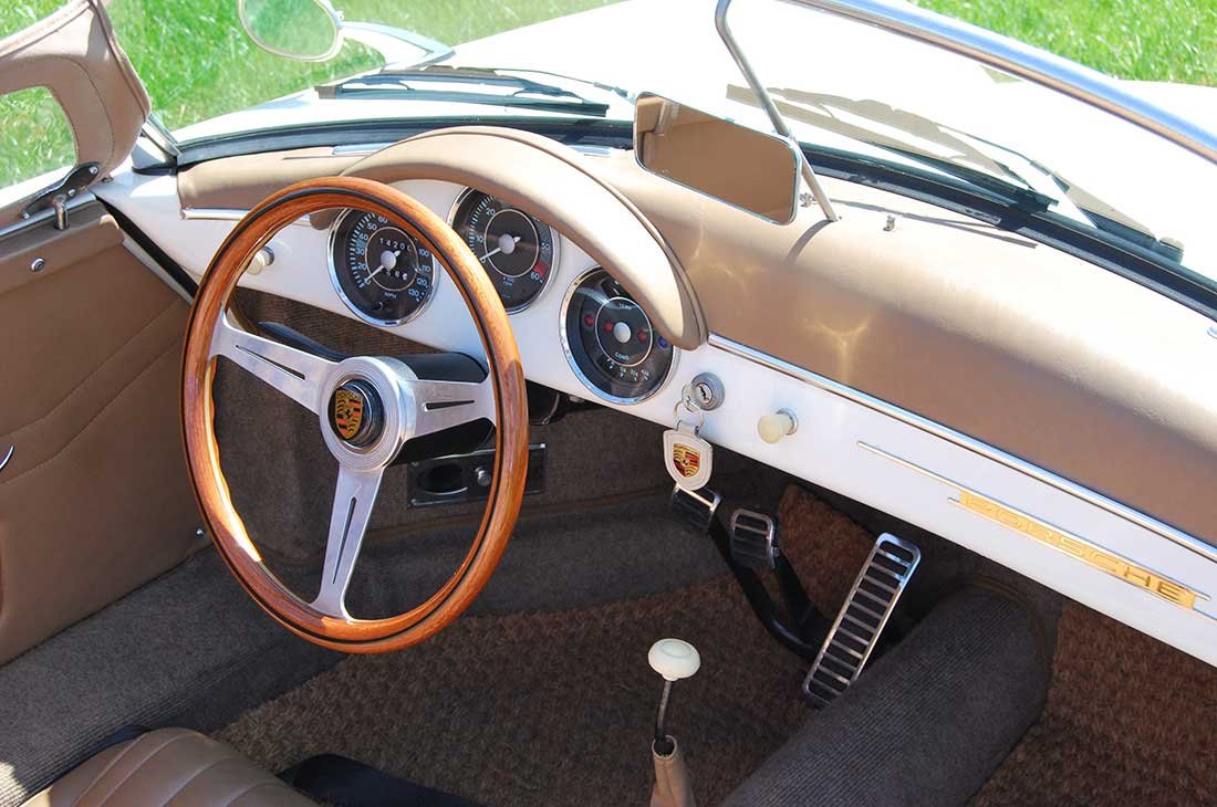 Porsche-356-Speedster-1957-dashboard-stuur